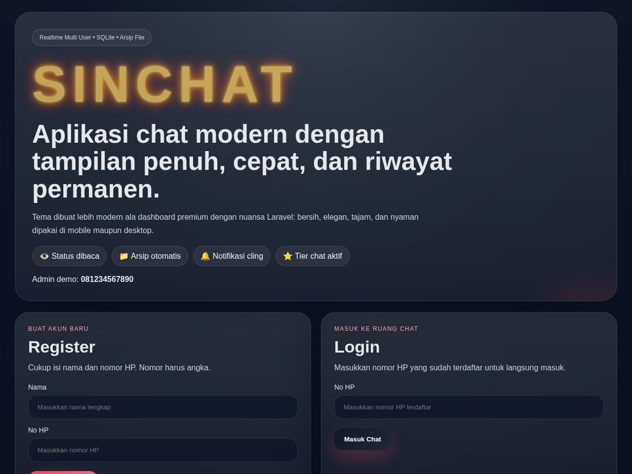 Sistem Chat Realtime