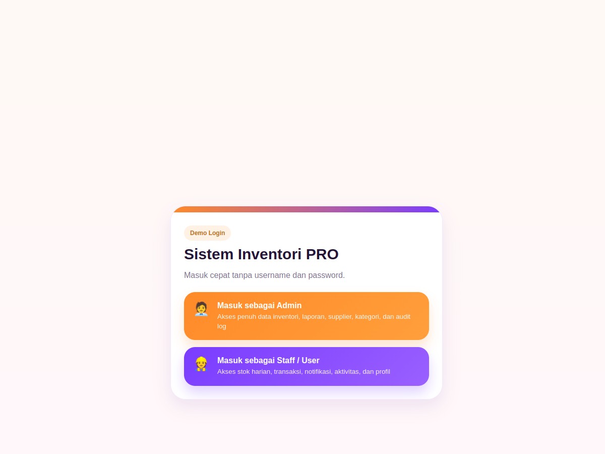 Sistem Inventory Management