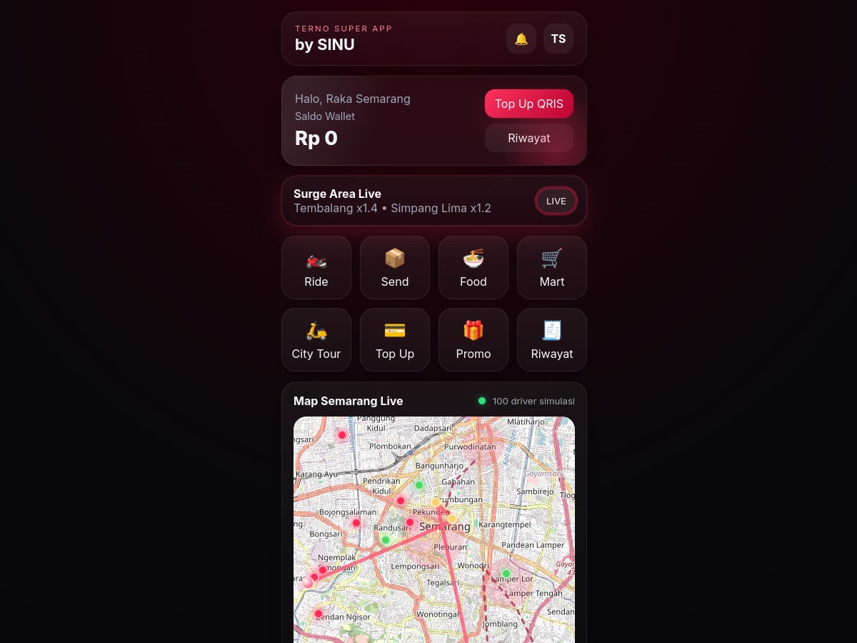 Sistem Terno Transport and Delivery