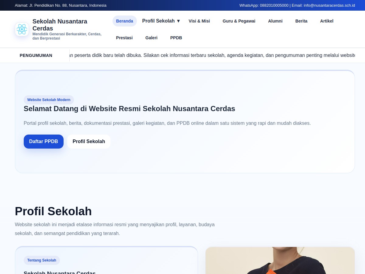 Website Sekolah V2